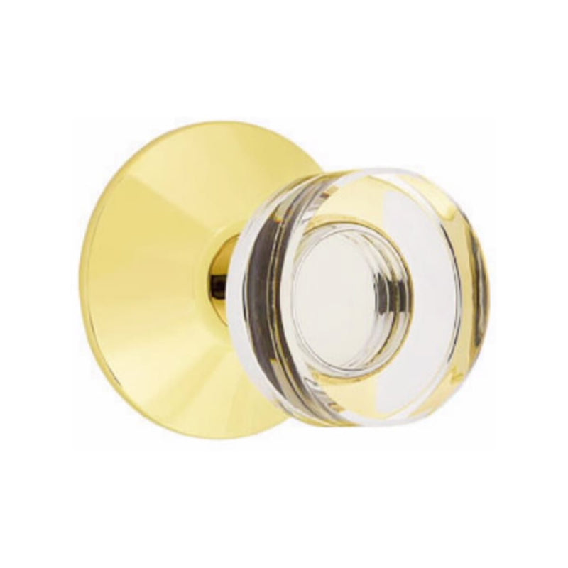 Emtek Modern Disc Knob Concealed Screws with Modern Rosette