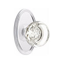 Emtek Georgetown Knob With Oval Rosette