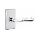 Emtek Turino Lever Concealed Screws with Rectangular Rosette