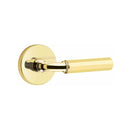 Emtek Select R-BAR Faceted Lever with Disk Rosette