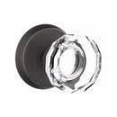 Emtek Glass Lowell Knob Concealed Screws with