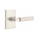 Emtek Select L-Square Faceted Lever Concealed Screws with Modern Rectangular Rosette