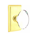 Emtek Hampton Knob With Rectangular Rosette