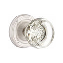 Emtek Georgetown Knob Concealed Screws With Ribbon & Reed Rosette