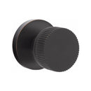 Emtek Select Conical Straight Knurled Knob Concealed Screws with Disk Rosette