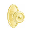 Emtek Waverly Knob Concealed Screws With Oval Rosette
