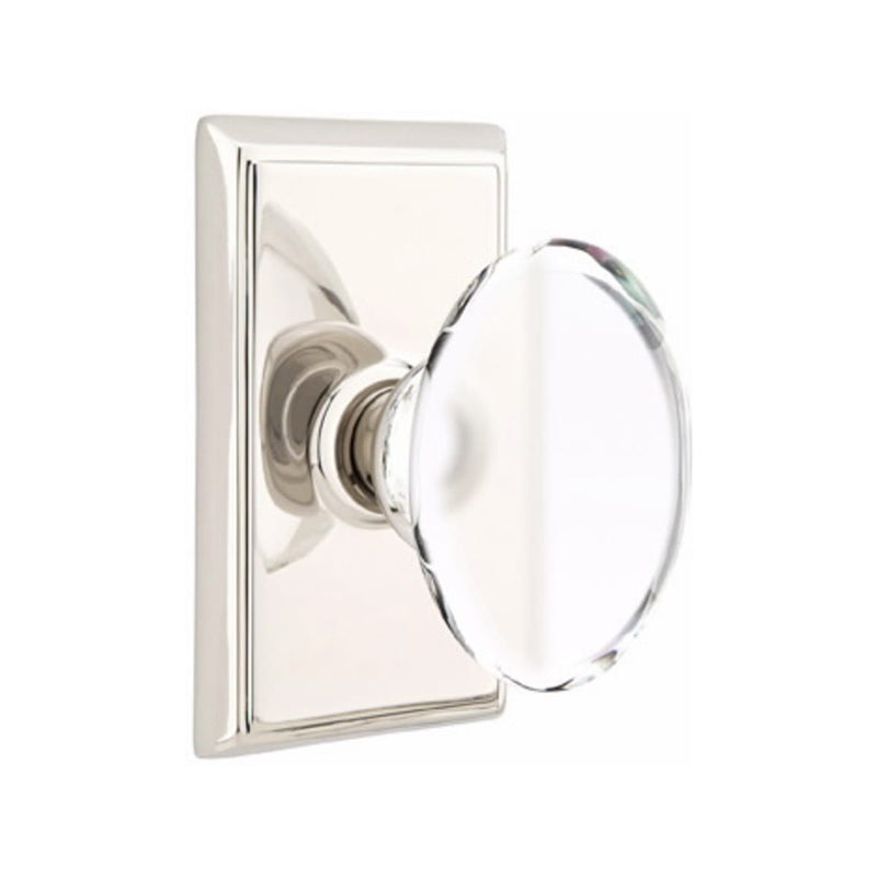 Emtek Hampton Knob With Rectangular Rosette