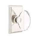 Emtek Hampton Knob Concealed Screws With Rectangular Rosette