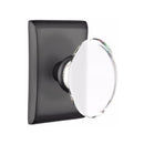 Emtek Hampton Knob Concealed Screws with Neos Rosette