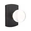 Emtek Glass Bristol Knob Concealed Screws with