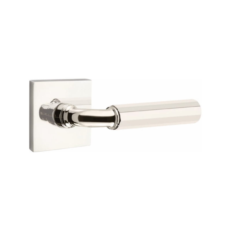 Emtek Select R-BAR Faceted Lever with Square Rosette