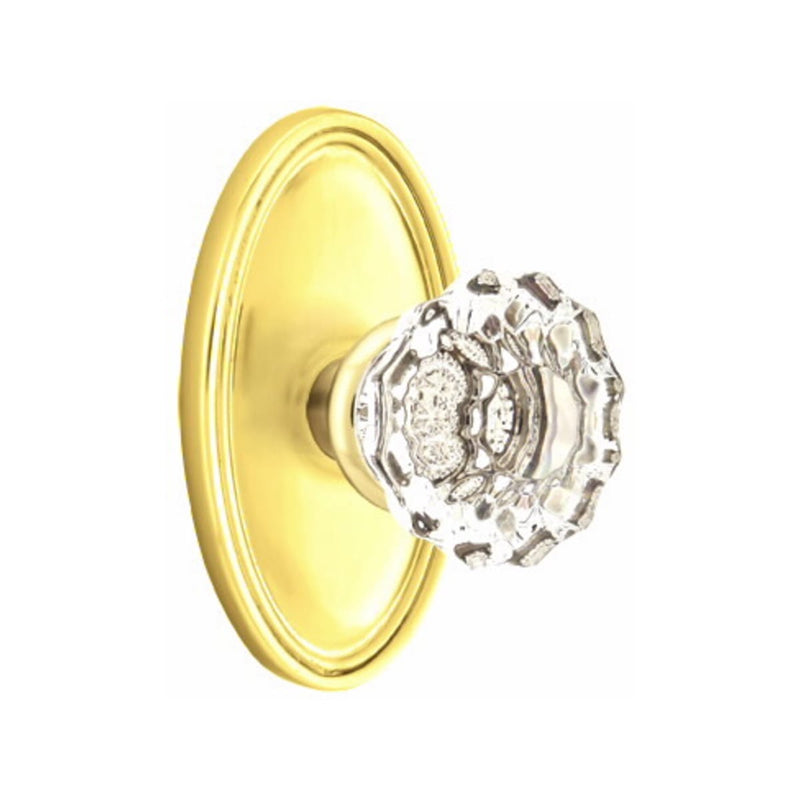 Emtek Astoria Knob Concealed Screws With Oval Rosette