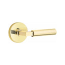 Emtek Select L-Square Smooth Lever with Disk Rosette