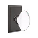 Emtek Hampton Knob Concealed Screws With Rectangular Rosette