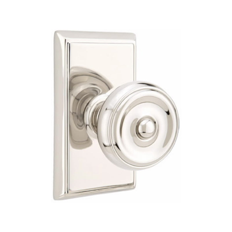 Emtek Waverly Knob Concealed Screws With Rectangular Rosette