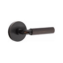 Emtek Select R-BAR Faceted Lever with Disk Rosette