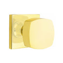 Emtek Freestone Concealed Screws Knob with Square Rosette