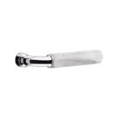 Emtek Dummy Adelaide Mortise Handleset with Select R-Bar White Marble Lever