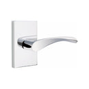 Emtek Triton Lever with Modern Rectangular Rosette Concealed Screws