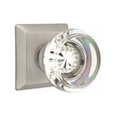 Emtek Georgetown Knob Concealed Screws With Quincy Rosette