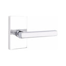 EMTEK Freestone Lever with Modern Rectangular Rosette