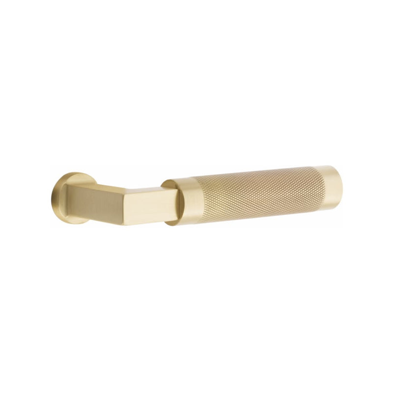 Emtek EMTouch Modern Style Electronic Keypad Leverset with Select L-Square Knurled Lever