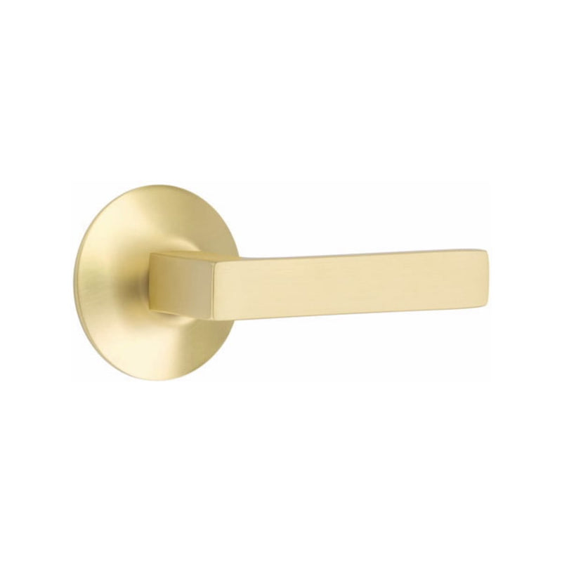 EMTEK Dumont Lever Concealed Screws with Modern Rosette