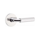 Emtek Select R-BAR Faceted Lever with Disk Rosette