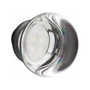 Emtek Greeley Tubular Handleset with Providence Glass Knob