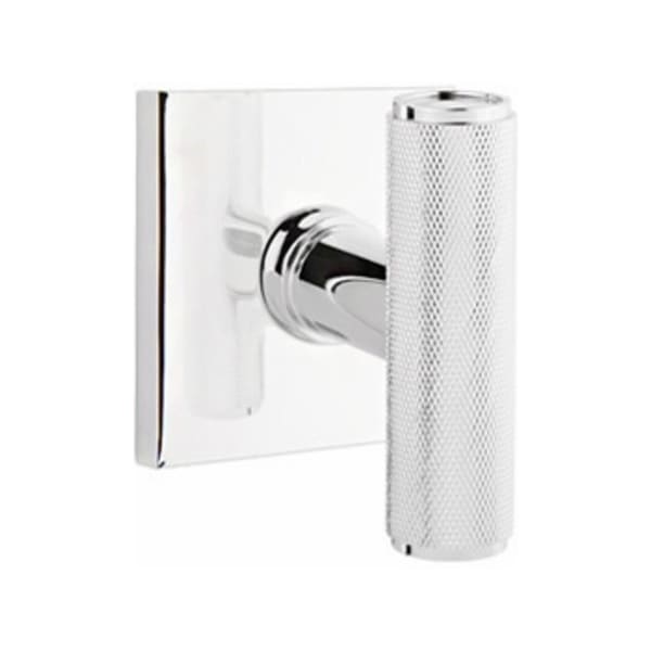 Emtek Ace Knurled Knob Concealed Fastener with Square Rosette