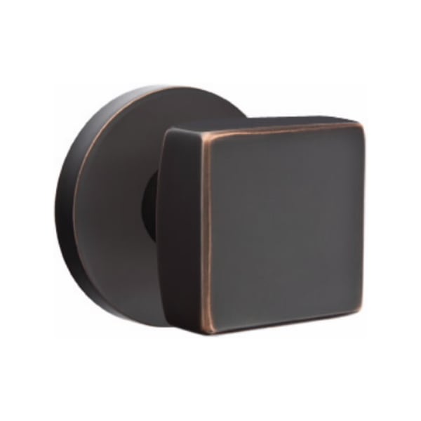 Emtek Square Concealed Screws Knob with Disk Rosette
