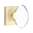 Emtek Hampton Knob Concealed Screws with Square Rosette