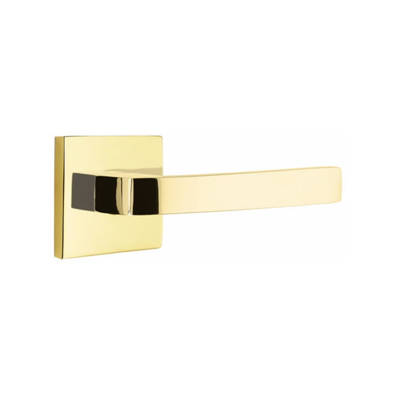 EMTEK Breslin Lever Concealed Screws with Square Rosette