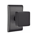 Emtek Square Knob Concealed Screws with Neos Rosette