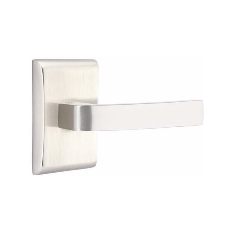 EMTEK Breslin Lever Concealed Screws with Neos Rosette