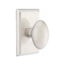 Emtek Egg Knob With Rectangular Rosette