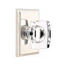 Emtek Windsor Knob With Rectangular Rosette