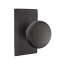 Emtek Sandcast Bronze Winchester Knob Concealed Screws with