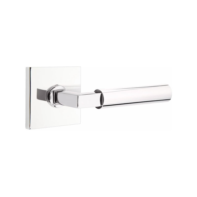 Emtek Select L-Square Smooth Lever with Square Rosette