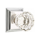 Emtek Astoria Knob Concealed Screws With Wilshire Rosette