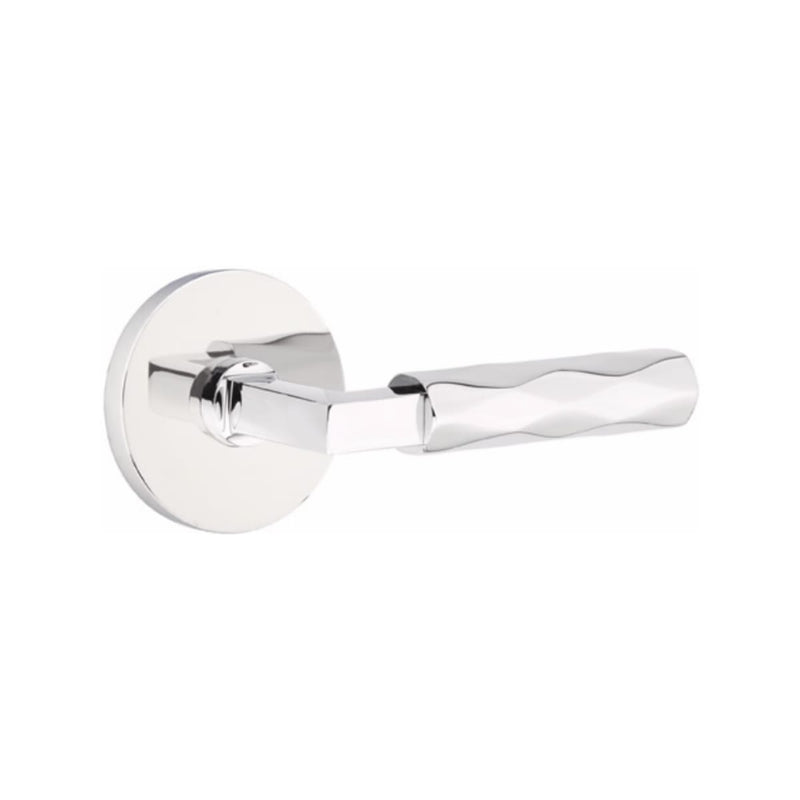 Emtek Select L-Square Tribeca Lever Concealed Screws with Disk Rosette