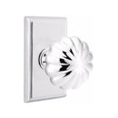 Emtek Melon Knob With Rectangular Rosette