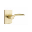 Emtek Mercury Lever with Modern Rectangular Rosette Concealed Screws