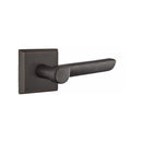 Emtek Sandcast Bronze Aurora Lever with