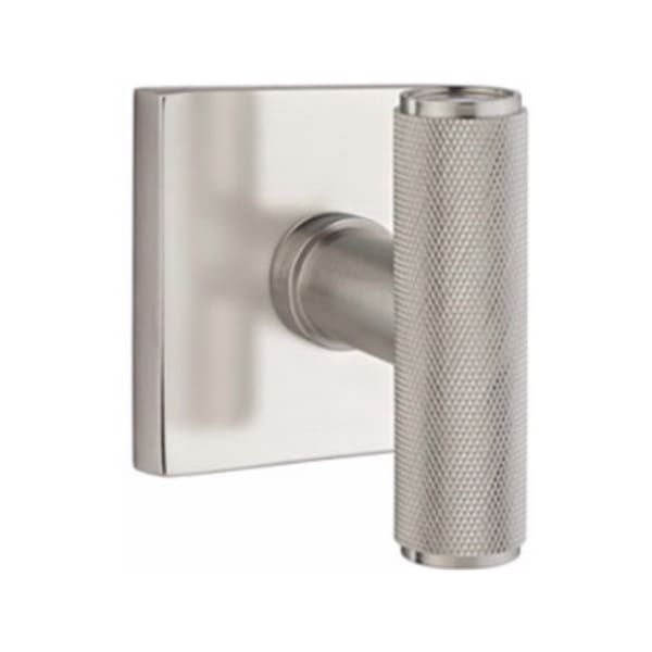 Emtek Ace Knurled Knob Concealed Fastener with Square Rosette