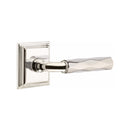 Emtek Select R-BAR Tribeca Lever Concealed Screws with Wilshire Rosette