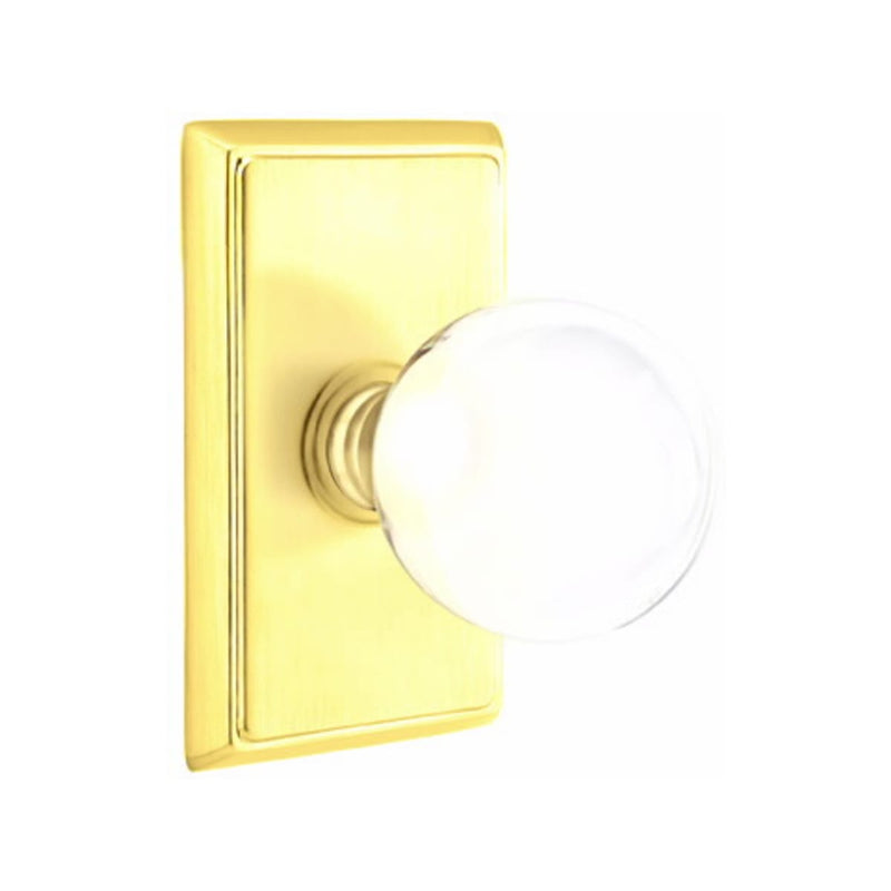 Emtek Bristol Knob Concealed Screws With Rectangular Rosette