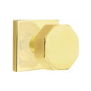 Emtek Octagon Concealed Screws Knob with Square Rosette