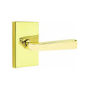 Emtek Sion Lever with Modern Rectangular Rosette Concealed Screws