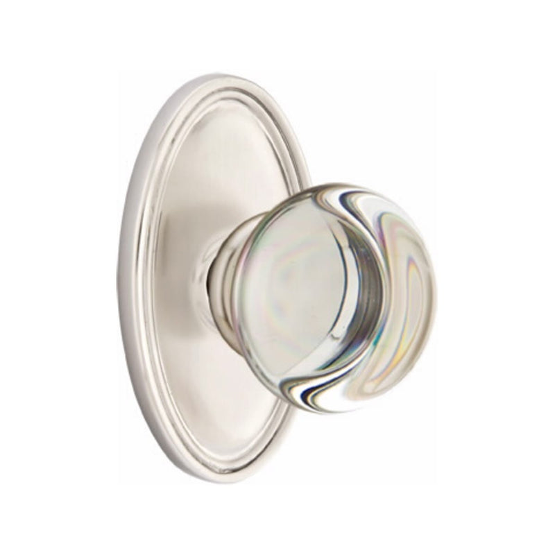 Emtek Providence Knob Concealed Screws With Oval Rosette